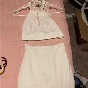 Crop and skirt